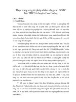 SKKN Thuc trang va giai phap nham nang cao GDTC bac THCSohuyen Con Cuong