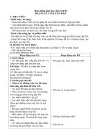 giáo án hoạt động trải nghiệm lớp 2 (học kì 2) sách kết nối tri thức với cuộc sống