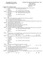 de thi hoc ki 1 vat li 11