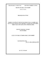 (Luận văn thạc sĩ) nghiên cứu đề xuất một số giải pháp nâng cao hiệu quả quản lý bảo tồn đa dạng sinh học tại khu bảo tồn đa dạng sinh học tại khu bảo tồn thiên nhiên ngọc sơn   ngổ luông   hòa bình​ 