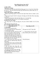 giáo án hoạt động trải nghiệm lớp 2 (học kì 1) sách kết nối tri thức với cuộc sống