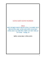 skkn Một số biện pháp nhằm nâng cao hiệu quả bồi dưỡng học sinh giỏi môn Giáo dục công dân tại trường THPT