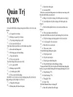 trắc nghiệm có đáp án môn quản trị tài chính doanh nghiệp trường đại học ngân hàng