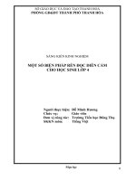 (Sáng kiến kinh nghiệm) một số biện pháp rèn đọc diễn cảm cho học sinh lớp 4 