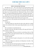 10 đề đọc HIỂU HAY lớp 5 