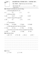 De KT cuoi Ki 1 TTV 3 nam 20122013