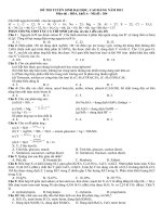 DE THI DAI HOC KHOI a NAM 2012 VA HUONG DAN GIAI