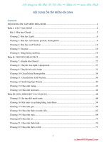 Test Hóa sinh ôn thi Nội trú đại học Y Hà Nội