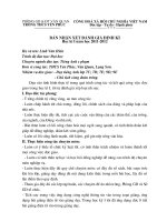 Ban nhan xet dinh ky hoc ky I