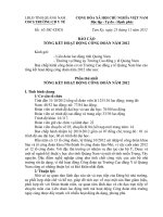 Bao cao tong ket hoat dong Cong doan 2012
