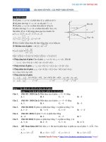 Chuyên đề 33 ôn tập toán  xác định số phức   các phép toán số phức  ( câu hỏi +đáp án )