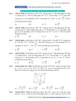Chuyên đề 12: ôn tập toán   một số bài toán khó thể tích chóp   lăng trụ   (Gồm câu hỏi +đap·ám