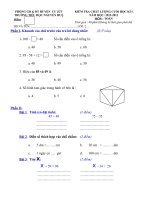 De thi mon ToanTieng Viet cuoi HKI 20122013
