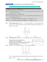 Toán trung hoc phổ thông  giá trị lớn nhất   giá trị nhỏ nhất của hàm số   ( gồm câu hỏi + đáp án )