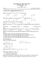 De DA KT HK 1 Toan 7