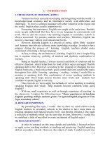 (Sáng kiến kinh nghiệm) some experiencec of teaching english speaking skill for students grade 6,7 camngoc secondary school  