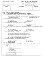 de thi LS DL cuoi HKI