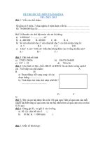 De thi cuoi ky 1 mon Toan lop 4