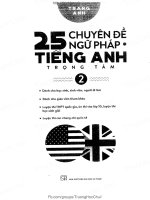 3   sách 25 chuyên đề ngữ pháp trọng tâm tập 2 