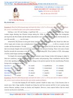 Cô vũ mai phương tuyển chọn câu hỏi điền từ vào đoạn văn hay và đặc sắc  FULL lời giải chi tiết (phần 3) 