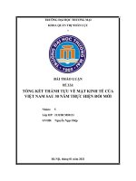 BÀI THẢO LUẬN NHÓM 5