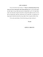 LUẬN VĂN THẠC SỸ"Nâng cao chất lượng đội ngũ công chức tại Ủy ban chính quyền Tỉnh Xiêng Khoảng, Lào”