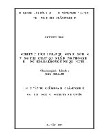 (Luận văn thạc sĩ) nghiên cứu giải pháp quản lý rừng bền vững thuộc ban quản lý rừng phòng hộ hướng hóa   đakrông tỉnh quảng trị​ 
