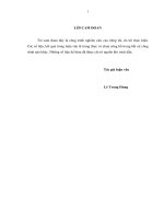 (Luận văn thạc sĩ) nghiên cứu cấu trúc loài cây gỗ trên hai trạng thái rừng lá rộng thường xanh thuộc ban quản lý rừng phòng hộ a lưới   tỉnh thừa thiên huế​ 