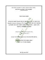 (Luận văn thạc sĩ) đánh giá hiện trạng quần thể loài chà vá chân nâu pygathrix nemaeus (linnaeus, 1771) tại khu vực đề xuất thành lập khu bảo tồn thiên nhiên động châu 