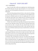 Chuyen de toan chia het