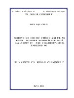 (Luận văn thạc sĩ) nghiên cứu đặc điểm cấu trúc của kiểu rừng kín thường xanh hỗn giao cây lá rộng và cây lá kim tại vườn quốc gia bidoup   núi bà   tỉnh lâm đồng​ 