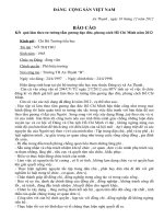 BAO CAO KET QUA LAM THEO TU TUONG TAM GUONG DAO DUC HO CHI MINH