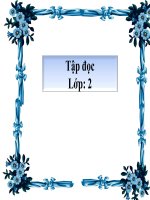 bai giang dien tu tap doc lop 2 tuan 15 Be Hoa