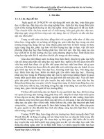 (Sáng kiến kinh nghiệm) một số giải pháp quản lí nhằm đổi mới phương pháp dạy học ở trường THPT sầm sơn 