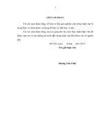 (Luận văn thạc sĩ) nghiên cứu một số đặc điểm sinh thái của khu hệ chim tại khu bảo tồn thiên nhiên thượng tiến tỉnh hòa bình​ 