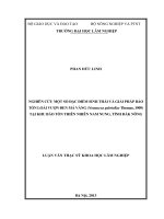 (Luận văn thạc sĩ) nghiên cứu một số đặc điểm sinh thái và giải pháp bảo tồn loài vượn đen má vàng (nomascus gabriellae thomas, 1909) tại khu bảo tồn thiên nhiên nam nung tỉnh đắk nông​ 