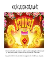 10 loi chuc mung nam moi xuan quy ty2013