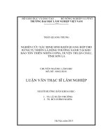 (Luận văn thạc sĩ) nghiên cứu xác định sinh khối quang hợp cho rừng tự nhiên lá rộng thường xanh tại khu bảo tồn thiên nhiên copia, huyện thuận châu, tỉnh sơn la​ 