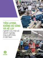 Tiền lương không đủ sống và hệ lụy. Nghiên cứu một số doanh nghiệp may xuất khẩu ở Việt Nam