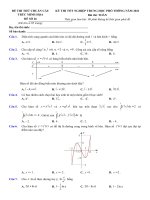 26  đề thi thử TN THPT 2021   môn toán   bộ đề chuẩn cấu trúc minh họa   đề 26   file word có lời giải 
