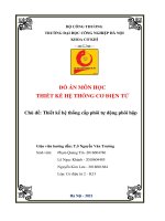 Thiết kế hệ thống cấp phôi tự động phôi hộp