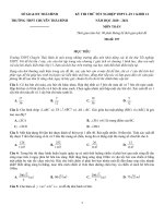 7  đề thi thử TN THPT 2021   môn toán   chuyên thái bình   năm 2021   lần 1   file word có lời giải chi tiết 