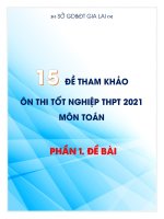 15 đề sở GIA LAI 2021 FULL TÁCH RIÊNG dè và đáp án 