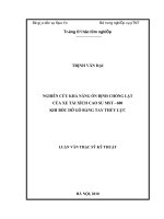 Nghiên cứu khả năng ổn định chống lật của xe tái xích cao su MST   600 khi bốc dỡ gỗ bằng tay thuỷ lực​ 
