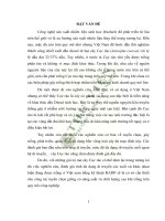 Đánh giá đa dạng di truyền giữa các quần thể cây mẹ cọc rào jatropha curcas bằng kỹ thuật chỉ thị phân tử rapd là cơ sở cho quá trình chọn giống 