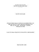 Luận văn thạc sĩ đánh giá hiện trạng và đề xuất giải pháp nâng cao hiệu quả quản lý chất thải rắn sinh hoạt tại khu vực hạ long   hoành bồ   cẩm phả, tỉnh quảng ninh​ 