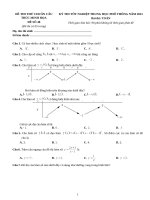 48  đề thi thử TN THPT 2021   môn toán   bộ đề chuẩn cấu trúc minh họa   đề 48   file word có lời giải 