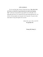 thực hiện chính sách bảo trợ xã hội đối với người khuyết tật trên địa bàn tỉnh quảng nam 