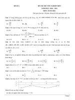 5  đề thi thử TN THPT 2021   môn toán   nhóm GV MGB   đề 5   file word có lời giải chi tiết 