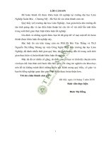 Nghiên cứu phân lập và tuyển chọn chủng vi khuẩn lactobacillus ứng dụng trong tạo chế phẩm vi sinh bổ sung vào thức ăn chăn nuôi 